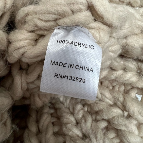 Lovers and Friends x Bridget Jolene Knit Sweater in Oatmeal - Picture 7 of 7